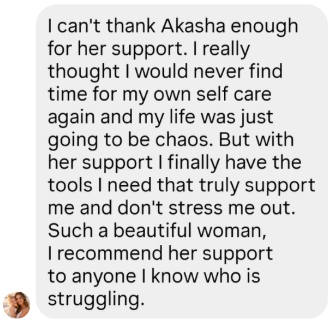 Testimonial from Abby