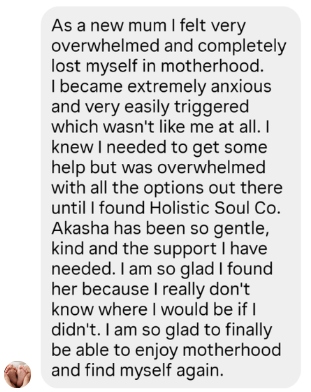 Testimonial from Elise