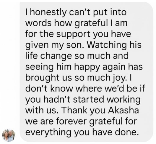 Testimonial from Judy